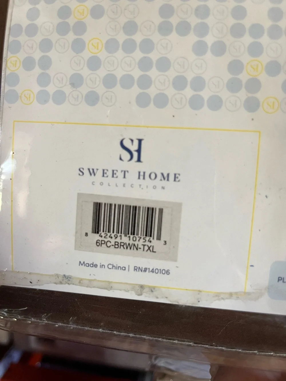 Sweet Home Twin XL 3PC Sheet Set in Brown